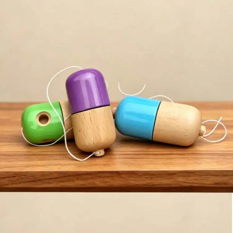 Kendamas - Custom OEM Handmade Beech Wood Skill Kendama Toy Factory Photo | WOODMEMORY