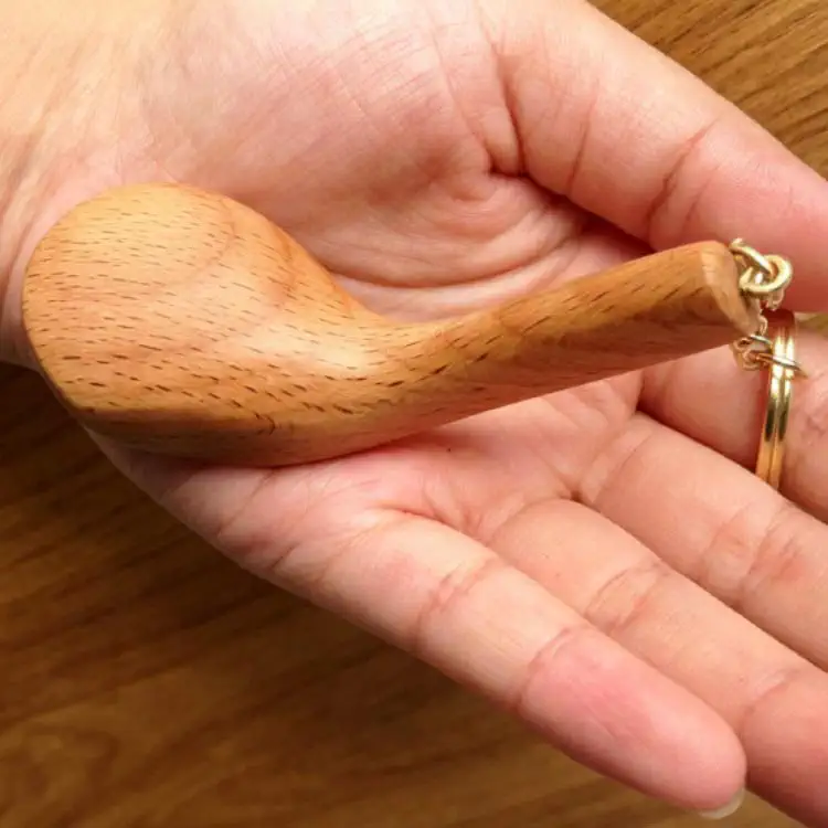 Golf Club Keyring - Custom OEM Mini Solid Wood Golf Club Souvenir Keyring Photo | WOODMEMORY