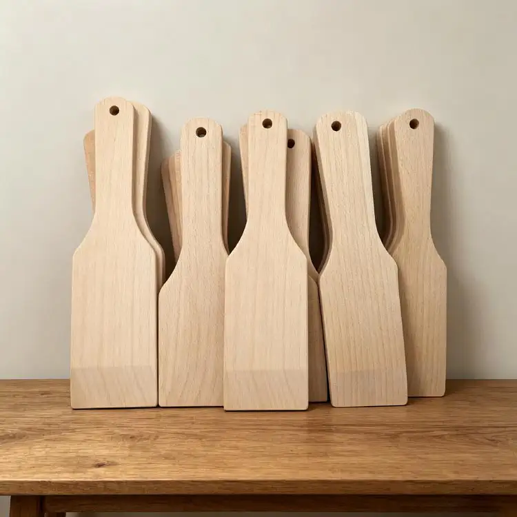 BBQ Grill Scraper - Custom OEM Food Safe Wooden BBQ Grill Cleaning Scraper Photo | WOODMEMORY