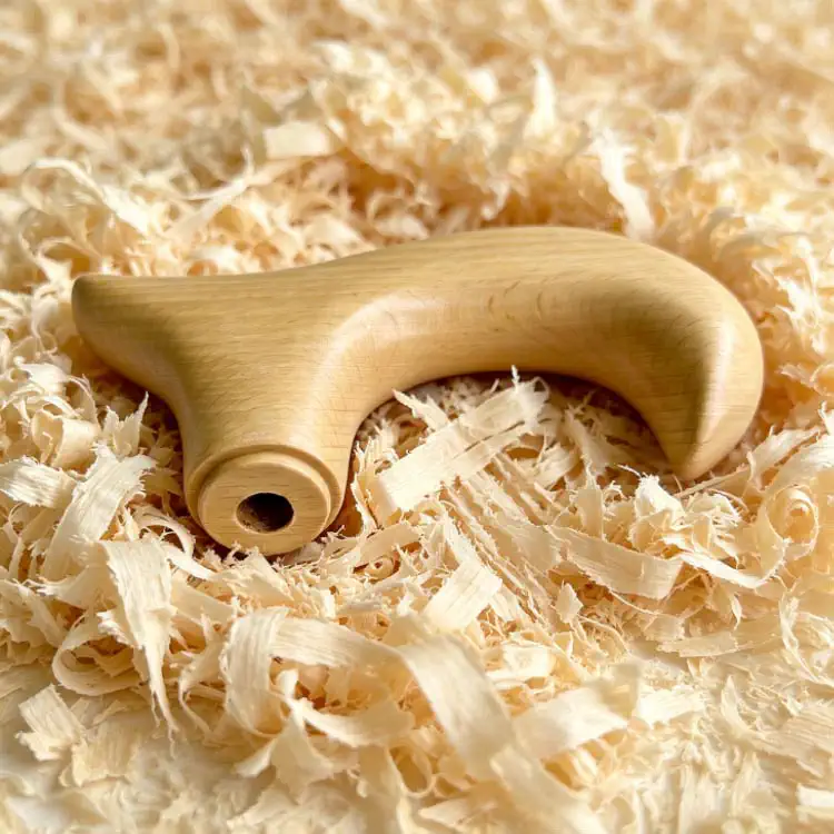 Walking Stick Handle - Custom OEM Beech Wood T Shape Walking Cane Handle Factory Image | WOODMEMORY