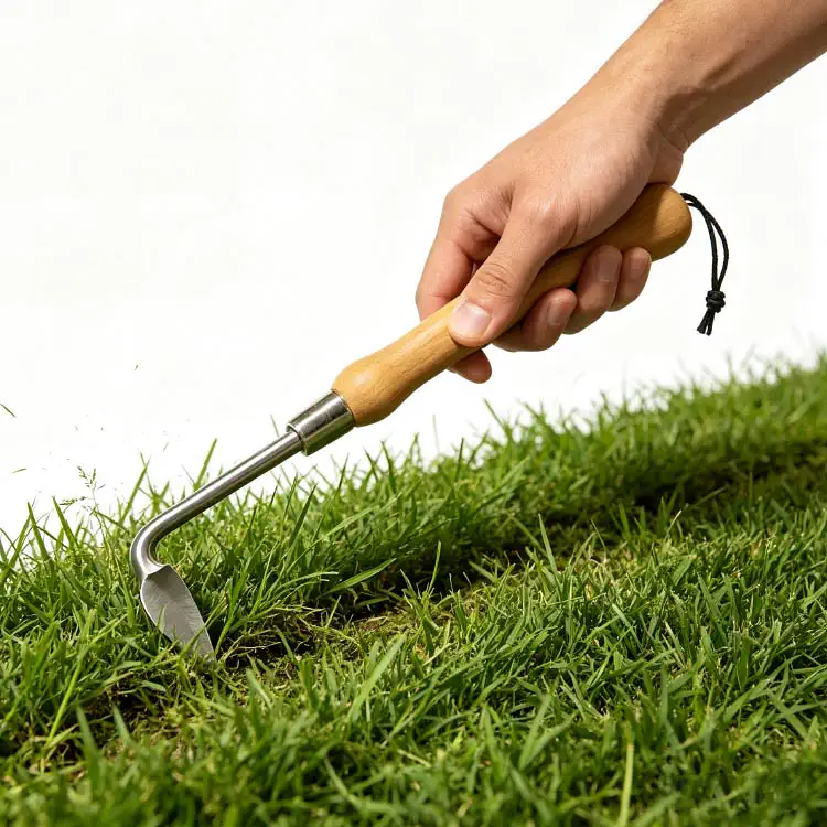 Garden Weeder - Custom OEM Wooden Handle Stainless Steel Garden Weeder Factory Photo | WOODMEMORY