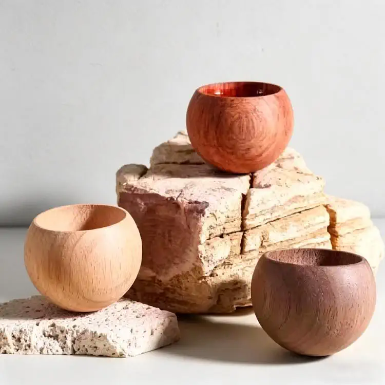 Perfume Diffuser - Custom OEM Natural Wood Car Perfume Diffuser Ball Factory Photo | WOODMEMORY