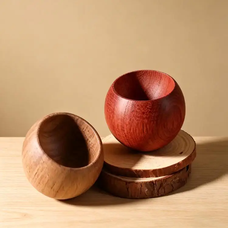 Perfume Diffuser - Custom OEM Natural Wood Car Perfume Diffuser Ball Factory Photo | WOODMEMORY