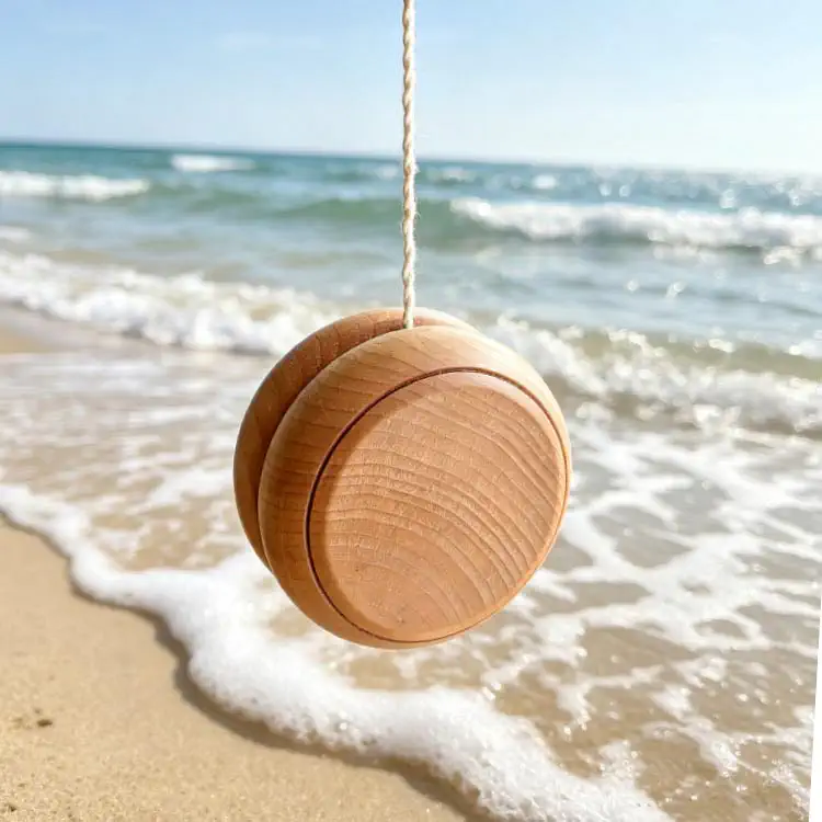 Wooden Yoyo - Custom OEM Unfinished Natural Wooden Kids DIY Yoyo Toy Factory Photo | WOODMEMORY