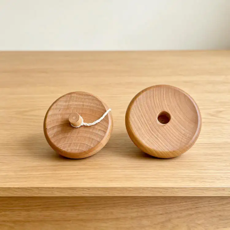 Wooden Yoyo - Custom OEM Unfinished Natural Wooden Kids DIY Yoyo Toy Factory Photo | WOODMEMORY