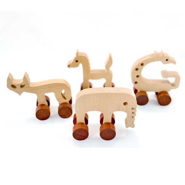 letter animals car EFGH wooden letter animals cars