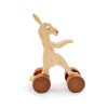 letter animals car K kangaroo 1 Solid Wooden Letter Animals Toy Cars With 26 Characters,Alphabet Learning Toy,A Safety Meaningful Gift For Kids