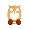letter animals car O owl 1 A New And Meaningful Kids Companion Toy,Best Birthday And Festivals Gift For Children,Wooden 26 Letters Animals Toy Cars
