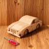 Natural Wooden Toy Vehicles 5 Designs