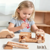 Natural Wooden Toy Vehicles 5 Designs